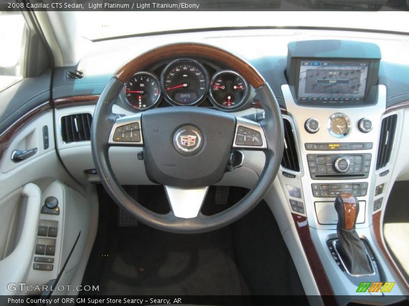 Light Platinum / Light Titanium/Ebony 2008 Cadillac CTS Sedan