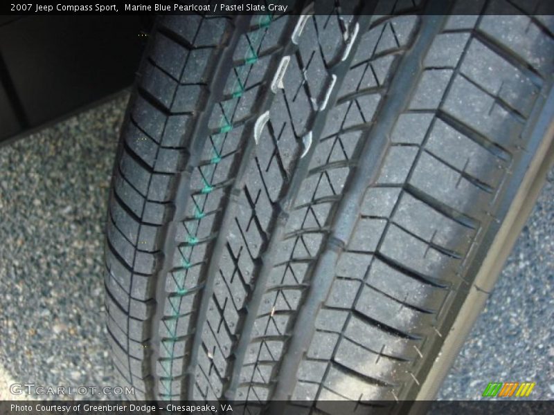 Marine Blue Pearlcoat / Pastel Slate Gray 2007 Jeep Compass Sport