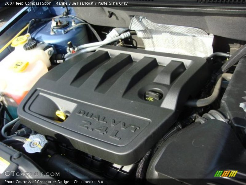 Marine Blue Pearlcoat / Pastel Slate Gray 2007 Jeep Compass Sport