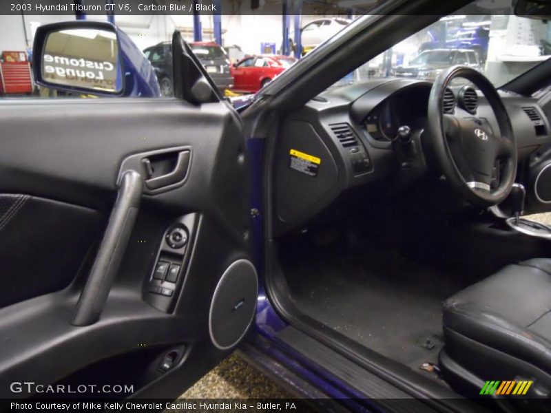 Carbon Blue / Black 2003 Hyundai Tiburon GT V6