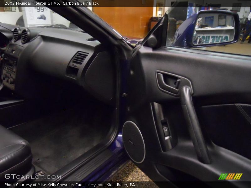 Carbon Blue / Black 2003 Hyundai Tiburon GT V6