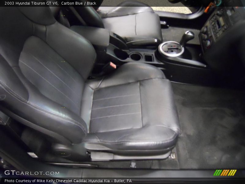 Carbon Blue / Black 2003 Hyundai Tiburon GT V6
