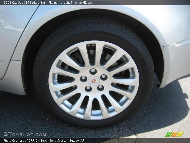 Light Platinum / Light Titanium/Ebony 2008 Cadillac CTS Sedan