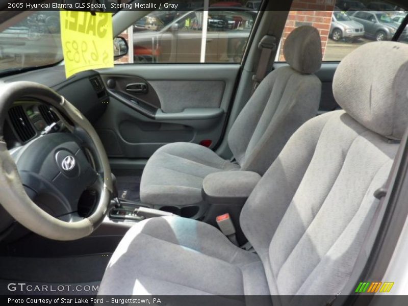 Sterling Metallic / Gray 2005 Hyundai Elantra GLS Sedan