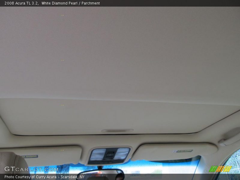 White Diamond Pearl / Parchment 2008 Acura TL 3.2