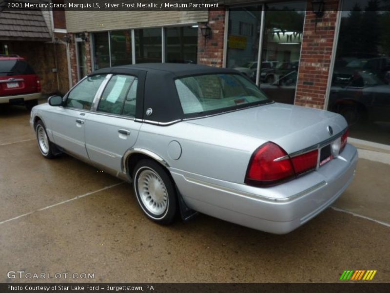 Silver Frost Metallic / Medium Parchment 2001 Mercury Grand Marquis LS