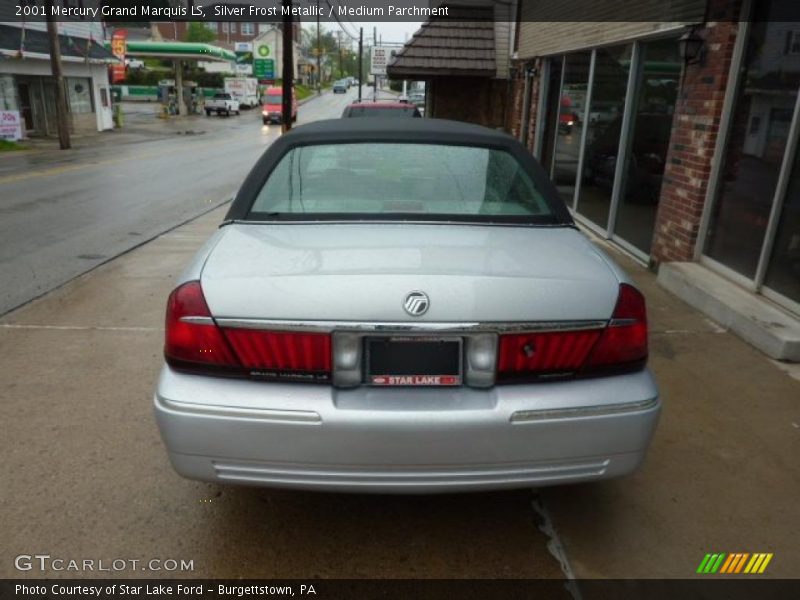 Silver Frost Metallic / Medium Parchment 2001 Mercury Grand Marquis LS