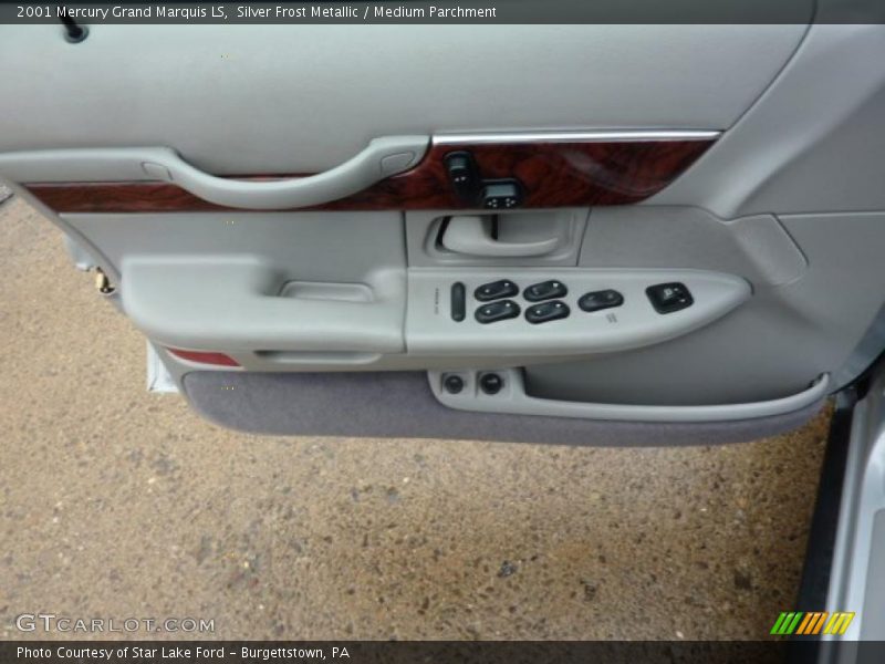 Silver Frost Metallic / Medium Parchment 2001 Mercury Grand Marquis LS
