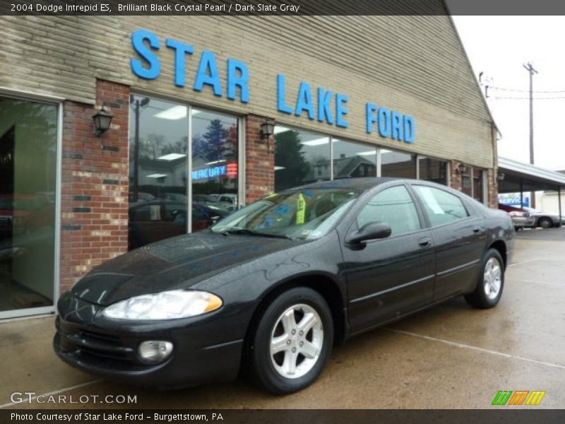 Brilliant Black Crystal Pearl / Dark Slate Gray 2004 Dodge Intrepid ES