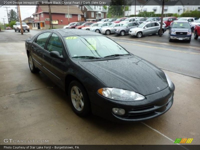 Brilliant Black Crystal Pearl / Dark Slate Gray 2004 Dodge Intrepid ES