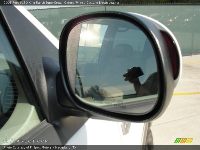 Oxford White / Castano Brown Leather 2003 Ford F150 King Ranch SuperCrew