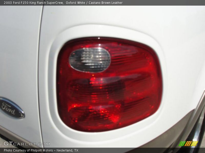 Oxford White / Castano Brown Leather 2003 Ford F150 King Ranch SuperCrew