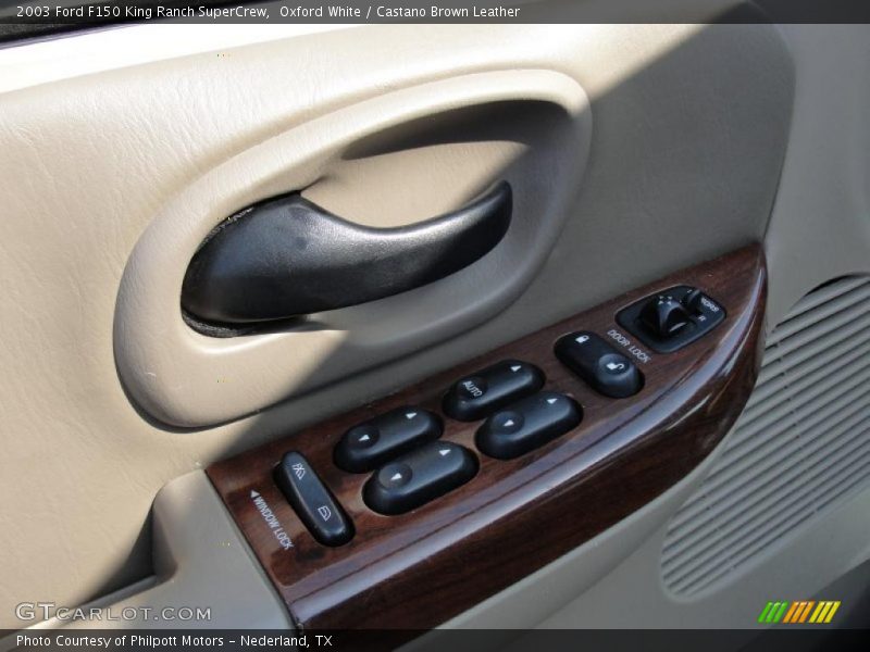 Oxford White / Castano Brown Leather 2003 Ford F150 King Ranch SuperCrew