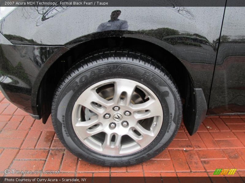Formal Black Pearl / Taupe 2007 Acura MDX Technology