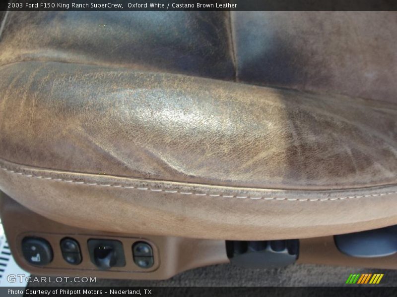 Oxford White / Castano Brown Leather 2003 Ford F150 King Ranch SuperCrew