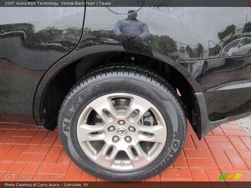 Formal Black Pearl / Taupe 2007 Acura MDX Technology