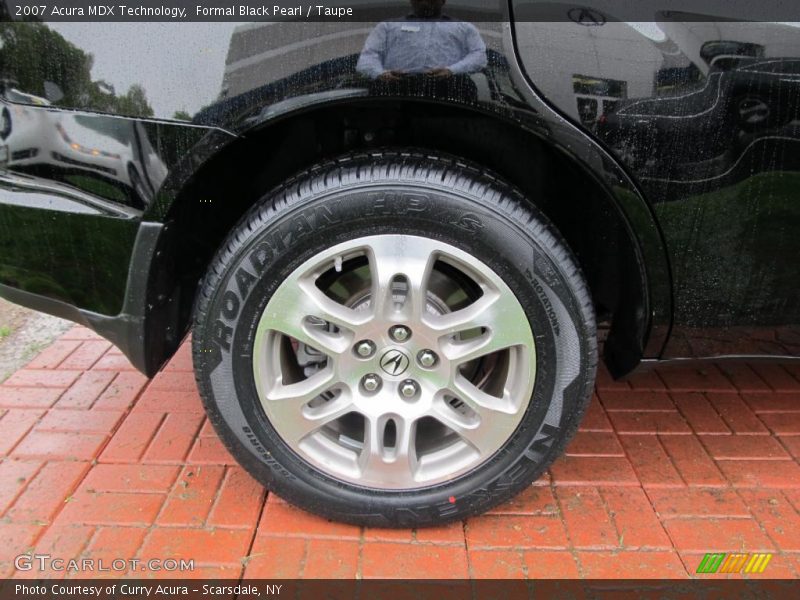 Formal Black Pearl / Taupe 2007 Acura MDX Technology