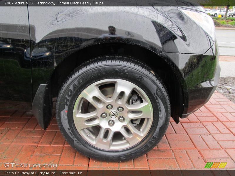 Formal Black Pearl / Taupe 2007 Acura MDX Technology