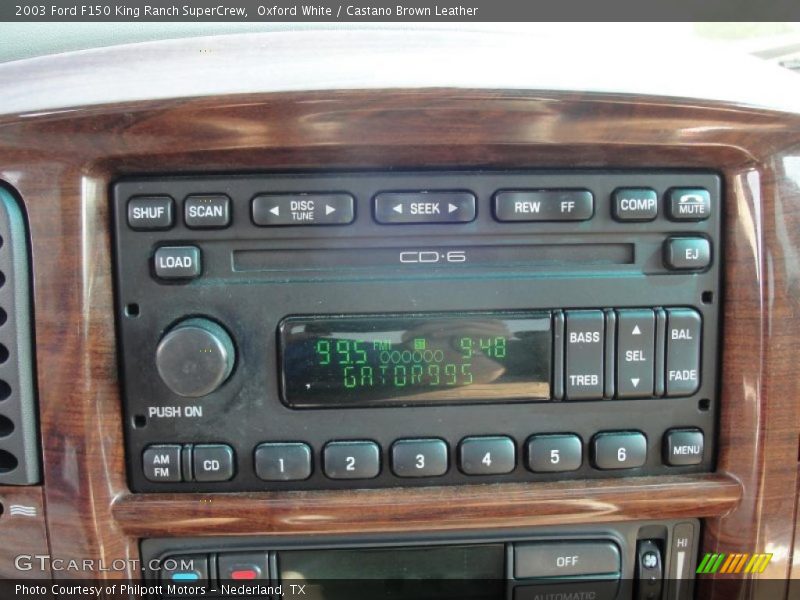 Oxford White / Castano Brown Leather 2003 Ford F150 King Ranch SuperCrew