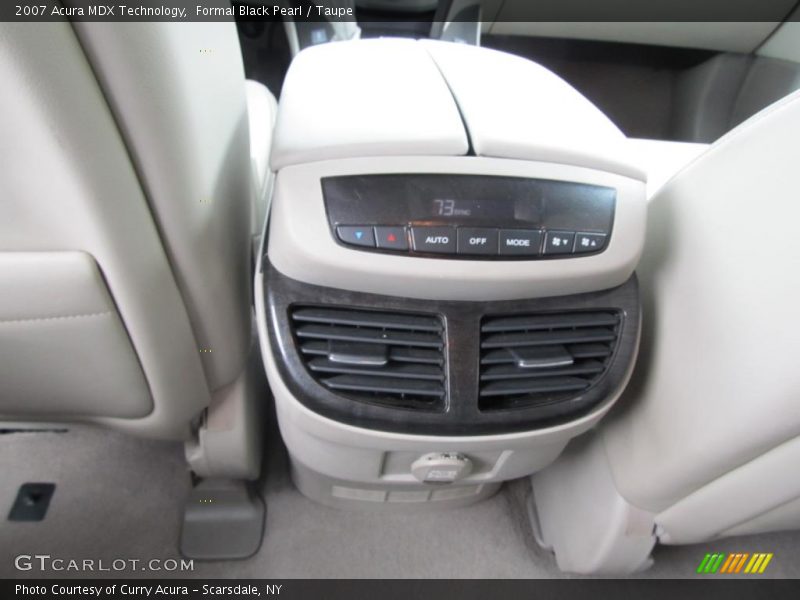 Formal Black Pearl / Taupe 2007 Acura MDX Technology
