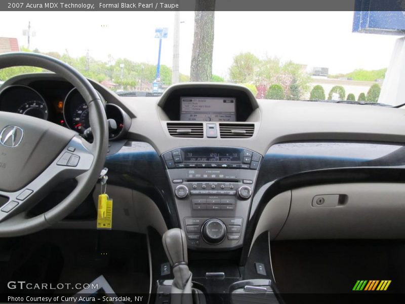 Formal Black Pearl / Taupe 2007 Acura MDX Technology