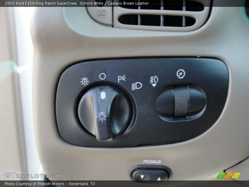 Oxford White / Castano Brown Leather 2003 Ford F150 King Ranch SuperCrew