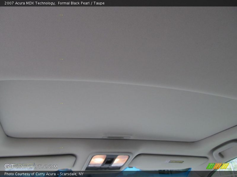 Formal Black Pearl / Taupe 2007 Acura MDX Technology