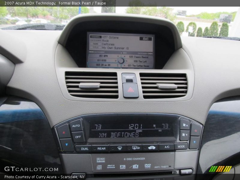 Formal Black Pearl / Taupe 2007 Acura MDX Technology