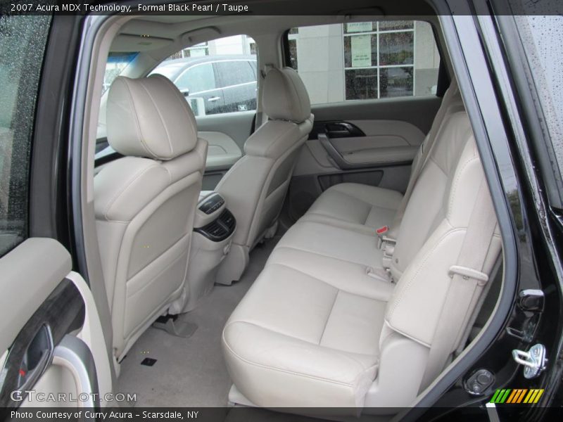 Formal Black Pearl / Taupe 2007 Acura MDX Technology