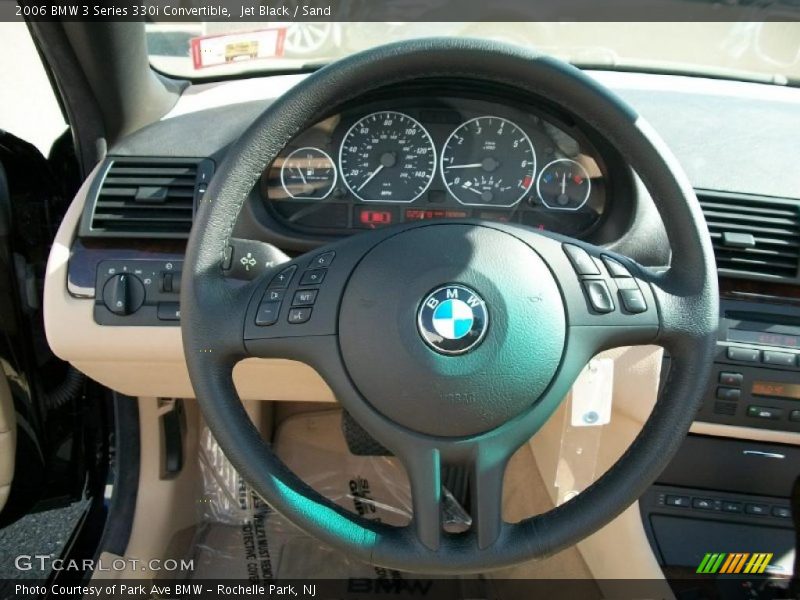 Jet Black / Sand 2006 BMW 3 Series 330i Convertible