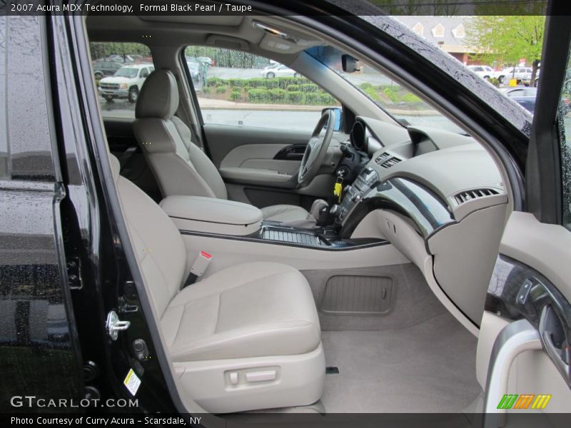 Formal Black Pearl / Taupe 2007 Acura MDX Technology