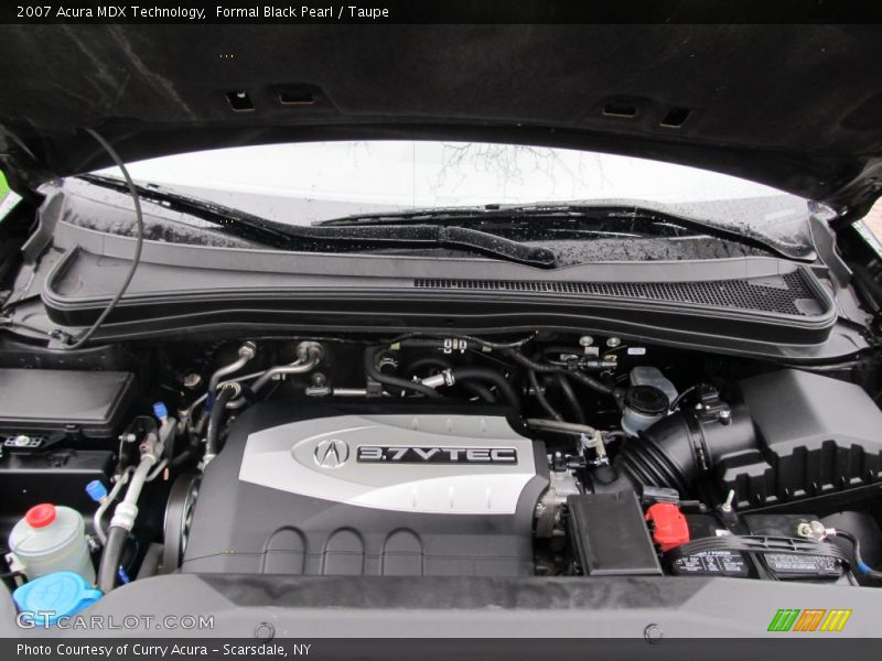 Formal Black Pearl / Taupe 2007 Acura MDX Technology