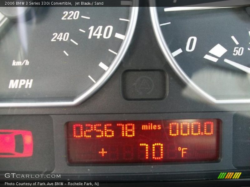 Jet Black / Sand 2006 BMW 3 Series 330i Convertible