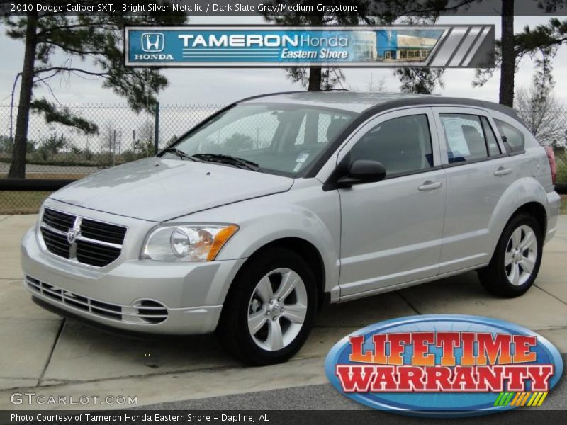 Bright Silver Metallic / Dark Slate Gray/Medium Graystone 2010 Dodge Caliber SXT