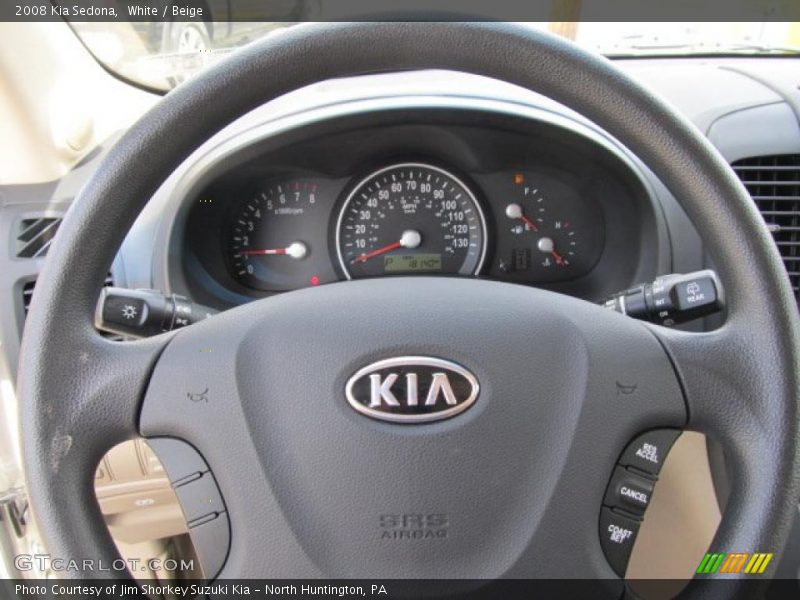 White / Beige 2008 Kia Sedona