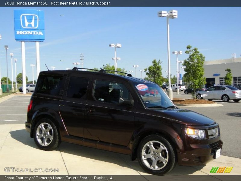 Root Beer Metallic / Black/Copper 2008 Honda Element SC