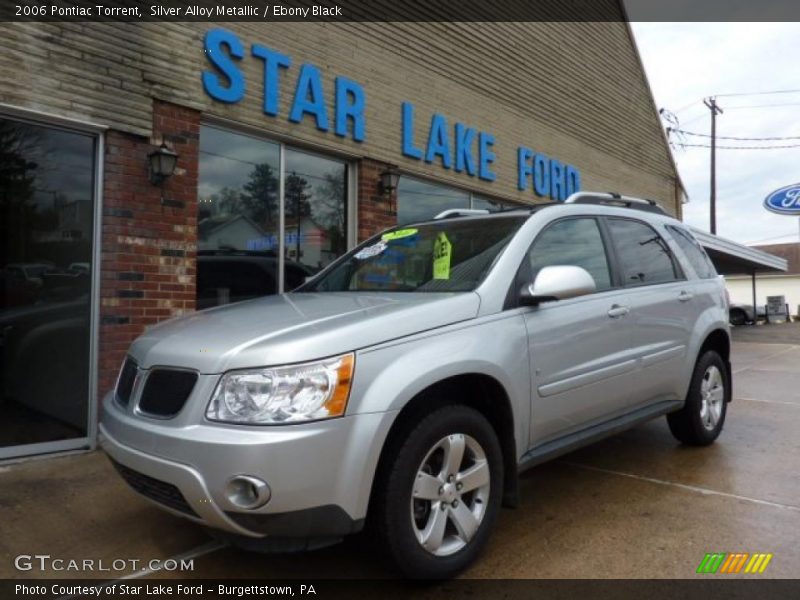 Silver Alloy Metallic / Ebony Black 2006 Pontiac Torrent