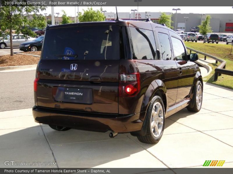 Root Beer Metallic / Black/Copper 2008 Honda Element SC