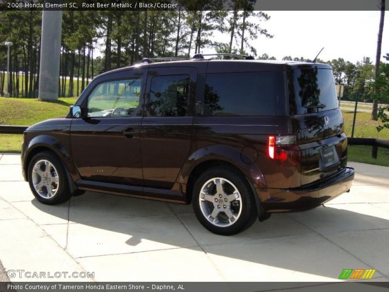 Root Beer Metallic / Black/Copper 2008 Honda Element SC