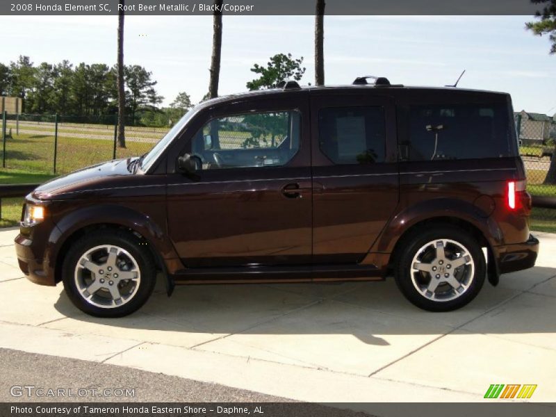 Root Beer Metallic / Black/Copper 2008 Honda Element SC