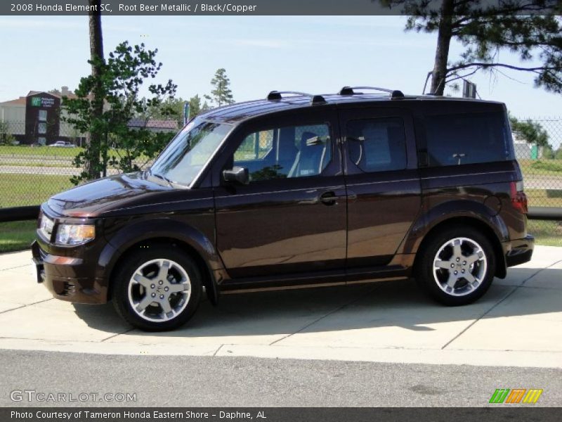 Root Beer Metallic / Black/Copper 2008 Honda Element SC