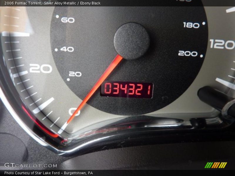 Silver Alloy Metallic / Ebony Black 2006 Pontiac Torrent