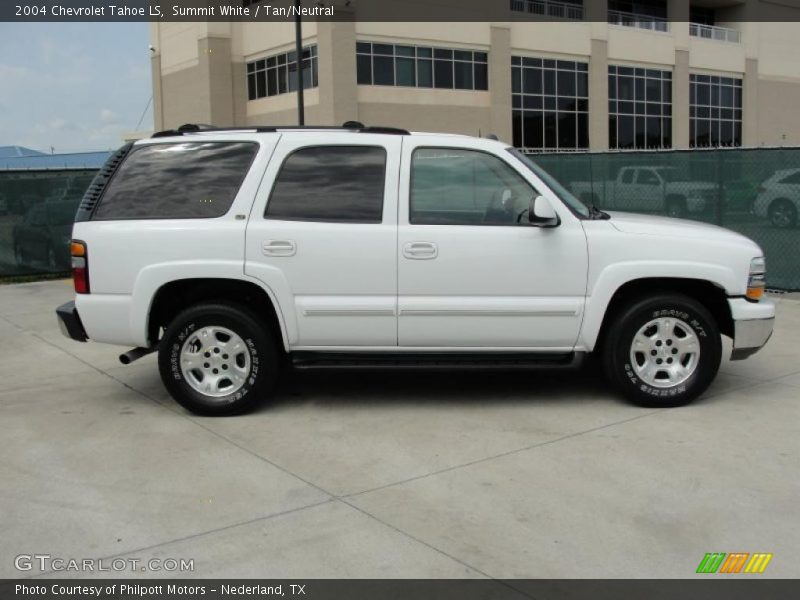 Summit White / Tan/Neutral 2004 Chevrolet Tahoe LS