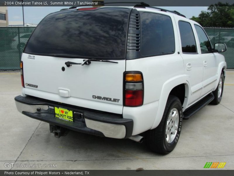 Summit White / Tan/Neutral 2004 Chevrolet Tahoe LS