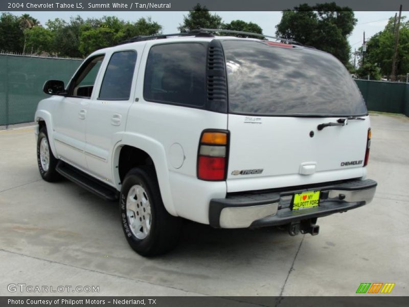 Summit White / Tan/Neutral 2004 Chevrolet Tahoe LS