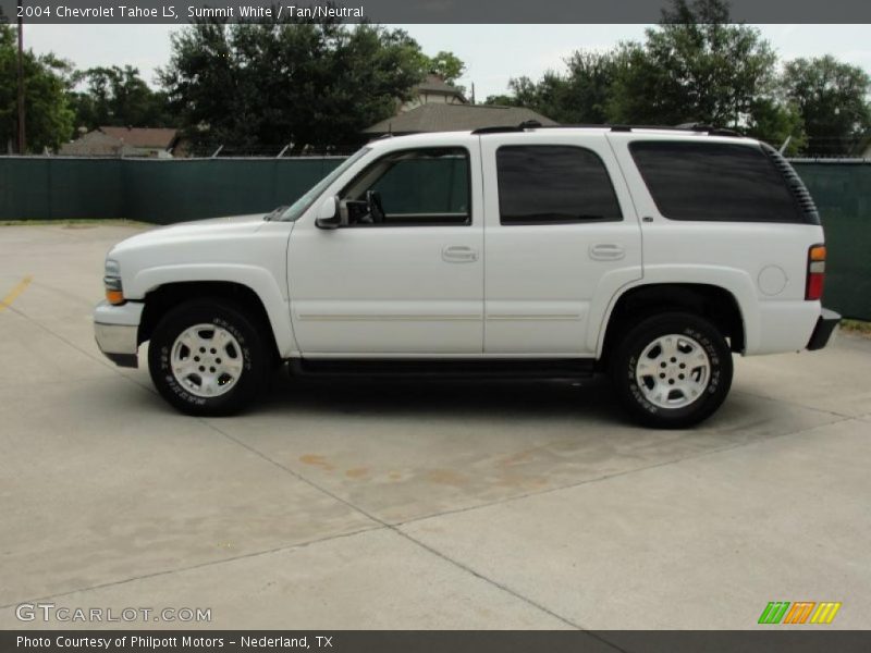 Summit White / Tan/Neutral 2004 Chevrolet Tahoe LS