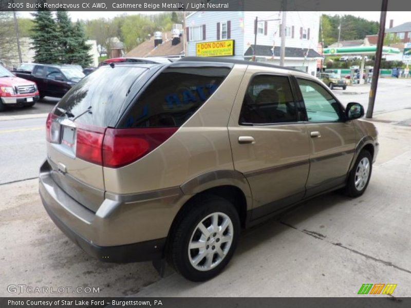 Cashmere Beige Metallic / Light Neutral 2005 Buick Rendezvous CX AWD