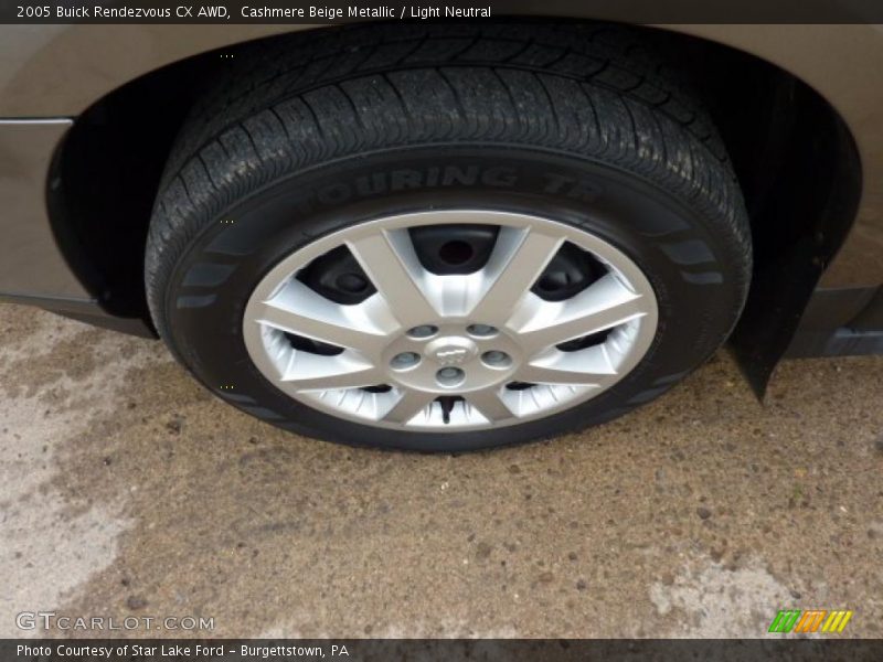 Cashmere Beige Metallic / Light Neutral 2005 Buick Rendezvous CX AWD