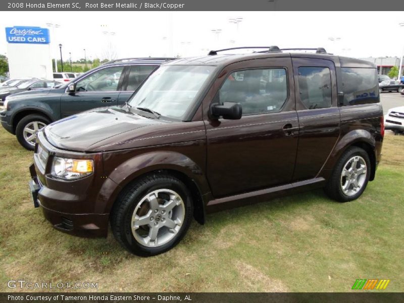 Root Beer Metallic / Black/Copper 2008 Honda Element SC