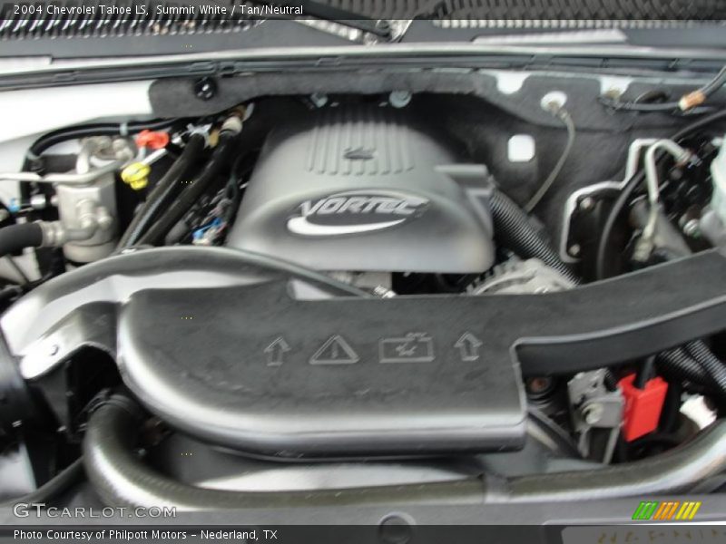 Summit White / Tan/Neutral 2004 Chevrolet Tahoe LS